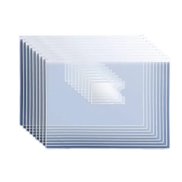 A3 PVC clear document bag with card pocket plus 1c1p color... from ASI 37218 Athena Promo (tm)