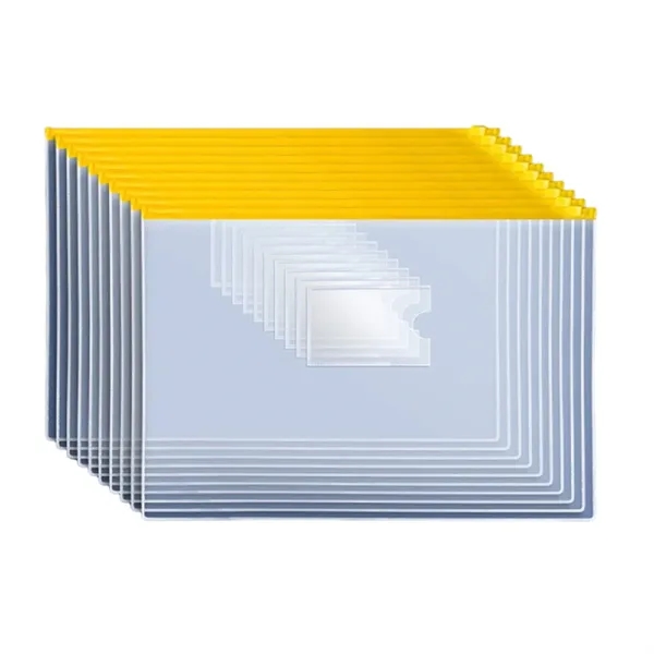 A3 PVC clear document bag with card pocket plus 1c1p color... from ASI 37218 Athena Promo (tm)