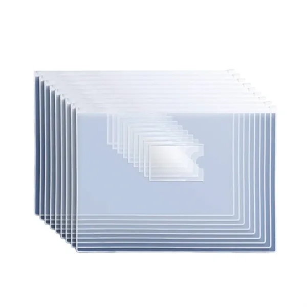 A4 PVC transparent document bag with card pocket plus 1c1p color... from ASI 37218 Athena Promo (tm)