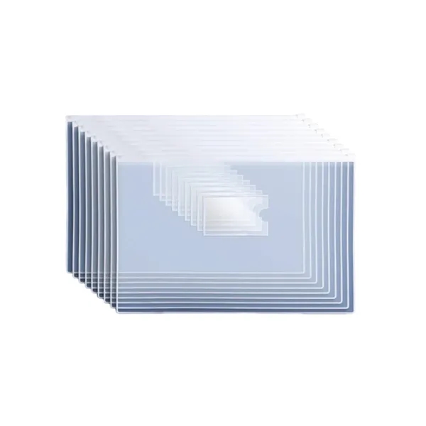 A5 PVC document bag with card holder plus 1c1p color silkscreen... from ASI 37218 Athena Promo (tm)