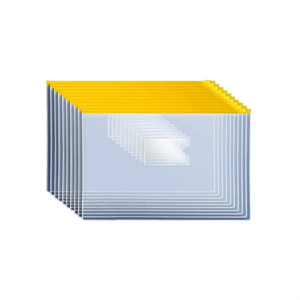 A5 PVC document bag with card holder plus 1c1p color silkscreen... from ASI 37218 Athena Promo (tm)