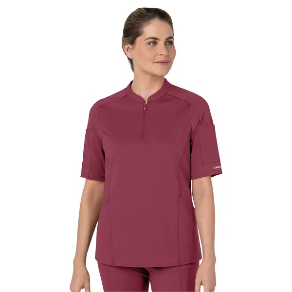 Wink - Renew - Women's Four-Pocket Half Sleeve Zip Scrub Top... from ASI 86018 Scrub Authority