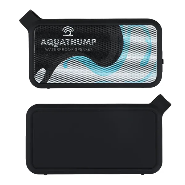 The Aquathump wireless speaker is IPX7 waterproof and can be submerged... from ASI 61966 HPG / OrigAudio