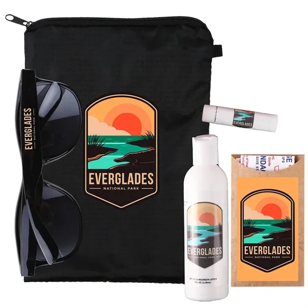 Kit includes sunscreen, aloe gel, natural beeswax lip moisturizer, & Deet-Free... from ASI 61966 HPG / Mixie