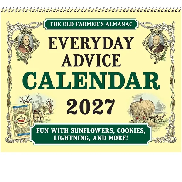 13 month spiral bound wall calendar that brings helpful tips and... from ASI 61966 HPG / Beacon Promotions HPG Gold