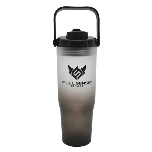 Halcyon® 30 oz. Recycled Ombre Tumbler with Carrying Handle... from ASI 30270 Aakron Line