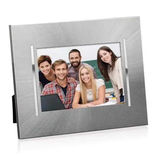 Brushed silver with bright silver inserts frame.... from ASI 84592 St Regis Group