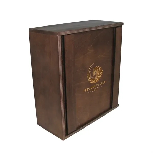 Eco-friendly crate style box.... from ASI 88156 Solid Dimensions Inc