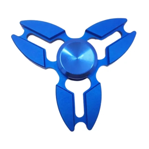 Triangular fidget spinner toy made of aluminum alloy with imprint... from ASI 37218 Athena Promo (tm)