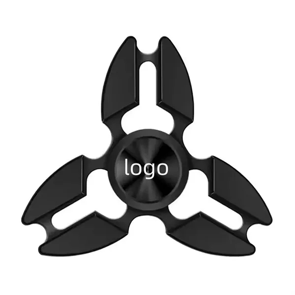Triangular fidget spinner toy made of aluminum alloy with imprint... from ASI 37218 Athena Promo (tm)