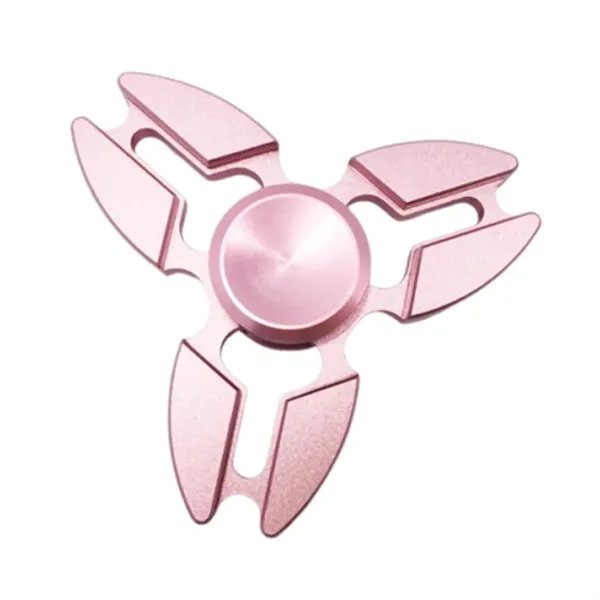 Triangular fidget spinner toy made of aluminum alloy with imprint... from ASI 37218 Athena Promo (tm)