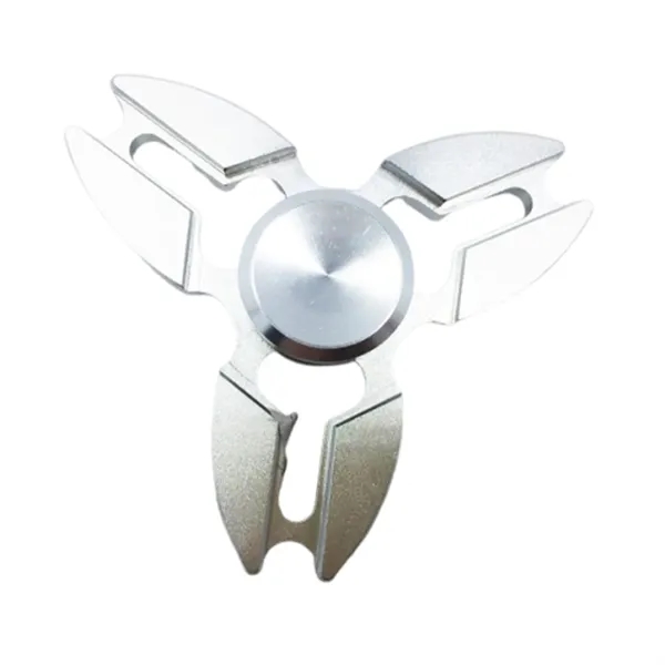 Triangular fidget spinner toy made of aluminum alloy with imprint... from ASI 37218 Athena Promo (tm)
