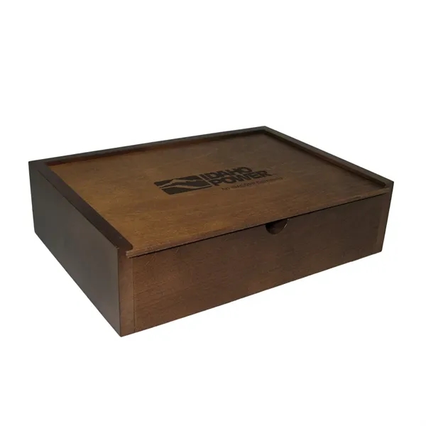 Wooden box with slide out lid.... from ASI 88156 Solid Dimensions Inc