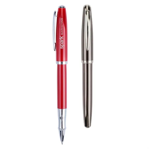 Stanford Roller Brass Cap-Off Rollerball Pen... from ASI 46755 Cosmo Promos