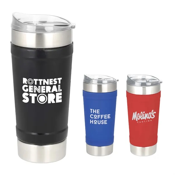 24 oz. texture silicone wrapped tumbler.... from ASI 46755 Cosmo Promos