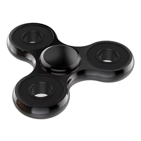 Metal fingertip gyro fidget spinner made of aluminum alloy with laser... from ASI 37218 Athena Promo (tm)
