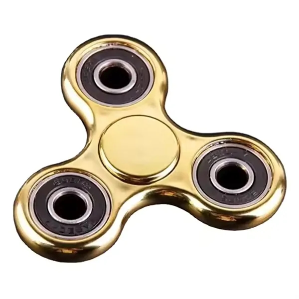 Metal fingertip gyro fidget spinner made of aluminum alloy with laser... from ASI 37218 Athena Promo (tm)