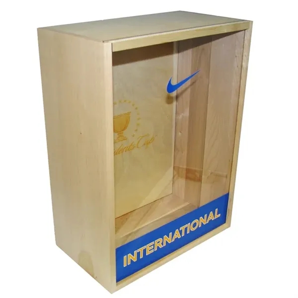 Sliding lid wood box with spacious interior.... from ASI 88156 Solid Dimensions Inc