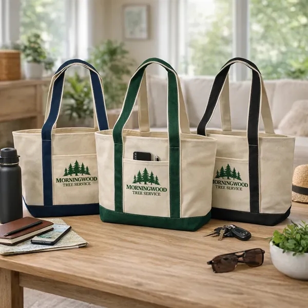 HEAVYWEIGHT CANVAS BOAT TOTE - Price includes one color, one position... from ASI 30112 ACE Products