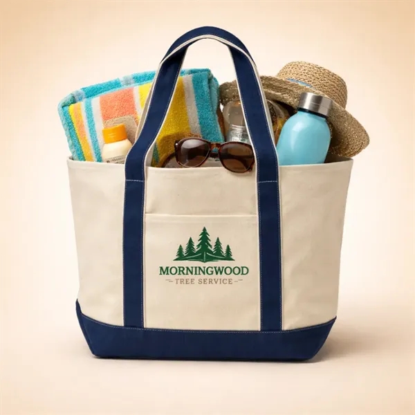 HEAVYWEIGHT CANVAS BOAT TOTE - Price includes one color, one position... from ASI 30112 ACE Products