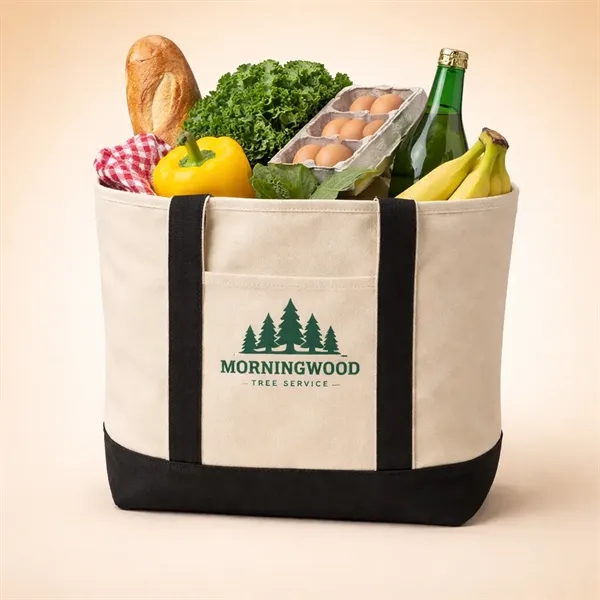 HEAVYWEIGHT CANVAS BOAT TOTE - Price includes one color, one position... from ASI 30112 ACE Products