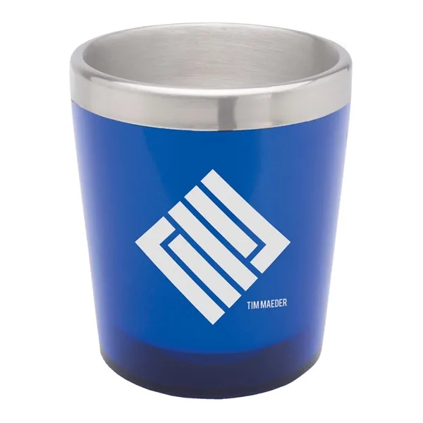 Cocktail Cup 7 oz. Double Wall Stainless Steel and Acrylic... from ASI 46755 Cosmo Promos