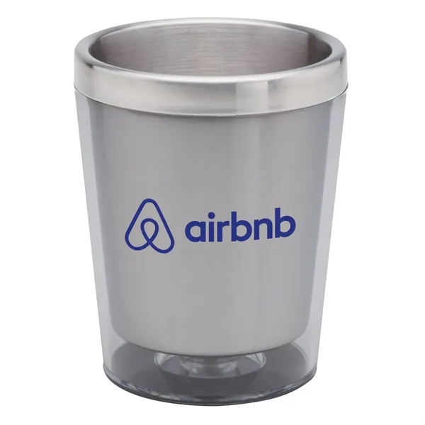 Cocktail Cup 7 oz. Double Wall Stainless Steel and Acrylic... from ASI 46755 Cosmo Promos