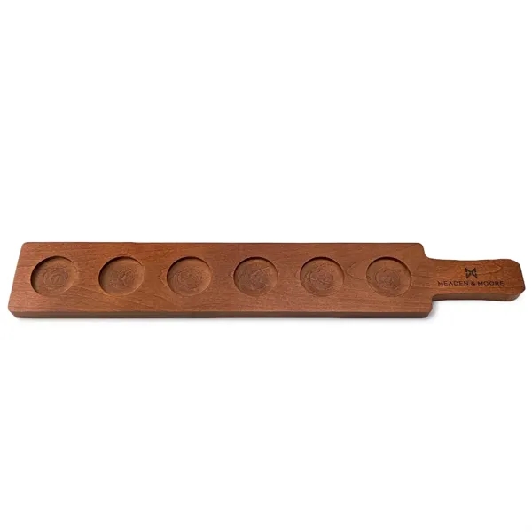 Beer flight paddle with six pockets for tasting.... from ASI 88156 Solid Dimensions Inc
