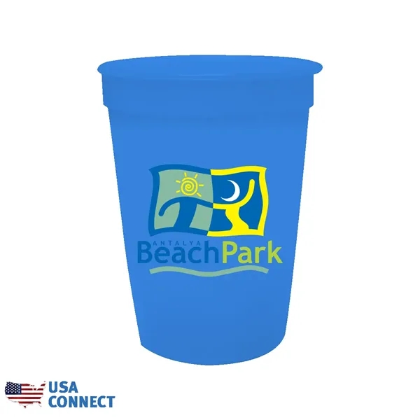 12 oz. Smooth Stadium Cup, Full Color Digital - USA Connect... from ASI 30270 Aakron Line