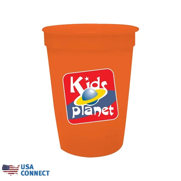 12 oz. Smooth Stadium Cup, Full Color Digital - USA Connect... from ASI 30270 Aakron Line