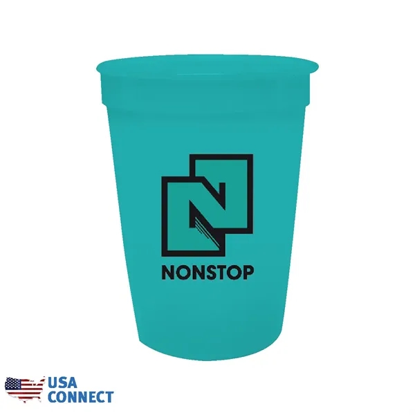 12 oz. Smooth Stadium Cup, Full Color Digital - USA Connect... from ASI 30270 Aakron Line