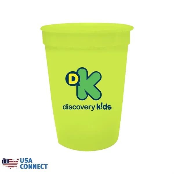 12 oz. Smooth Stadium Cup, Full Color Digital - USA Connect... from ASI 30270 Aakron Line