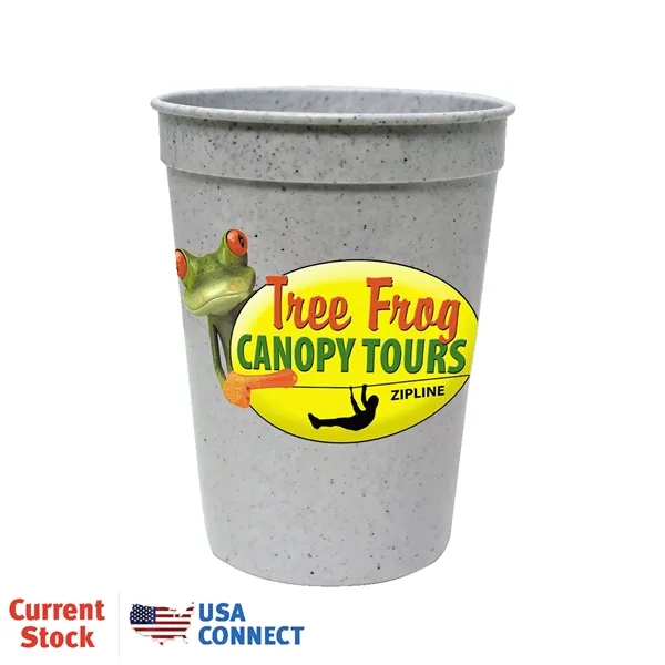 12 oz. Smooth Stadium Cup, Full Color Digital - USA Connect... from ASI 30270 Aakron Line