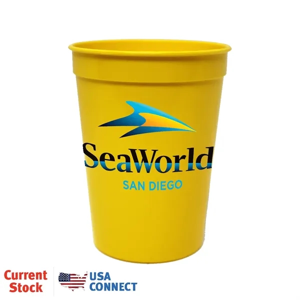 12 oz. Smooth Stadium Cup, Full Color Digital - USA Connect... from ASI 30270 Aakron Line