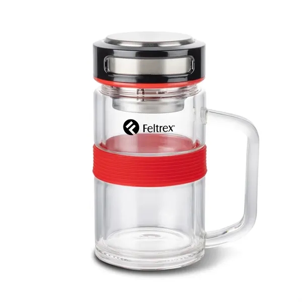 The Essence Glass Mug features a double-walled design that helps keep... from ASI 84592 St Regis Group