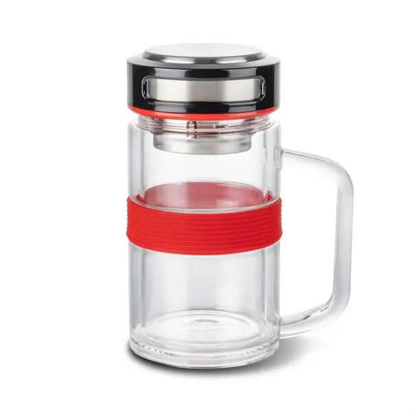 The Essence Glass Mug features a double-walled design that helps keep... from ASI 84592 St Regis Group