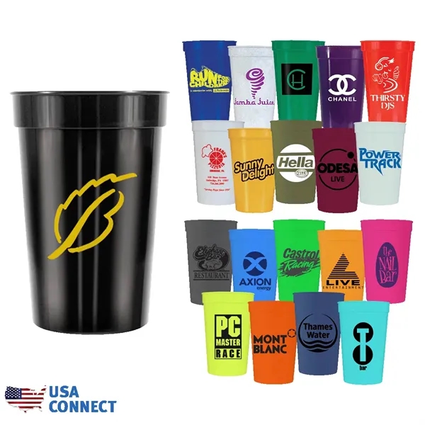 22 oz. Smooth Stadium Cup - USA Connect... from ASI 30270 Aakron Line