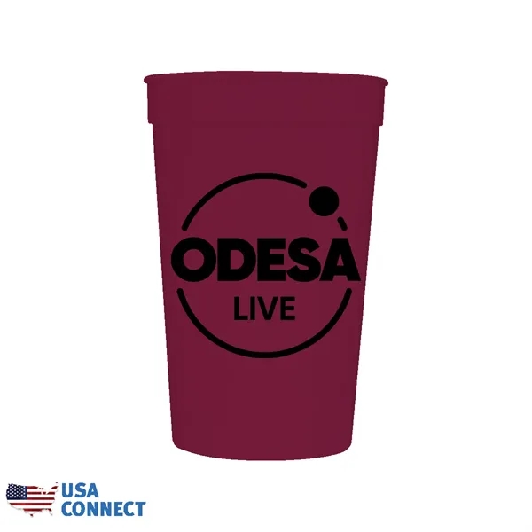 22 oz. Smooth Stadium Cup - USA Connect... from ASI 30270 Aakron Line