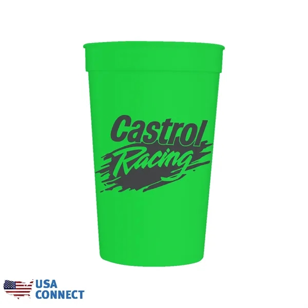 22 oz. Smooth Stadium Cup - USA Connect... from ASI 30270 Aakron Line