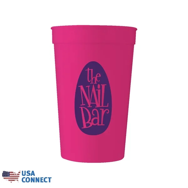 22 oz. Smooth Stadium Cup - USA Connect... from ASI 30270 Aakron Line