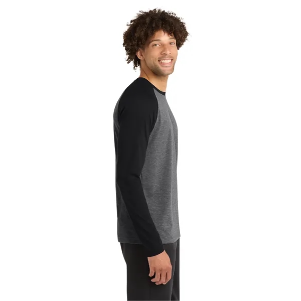 Sport-Tek ® PosiCharge ® Long Sleeve Tri-Blend Wicking Raglan Tee... from ASI 84863 SanMar