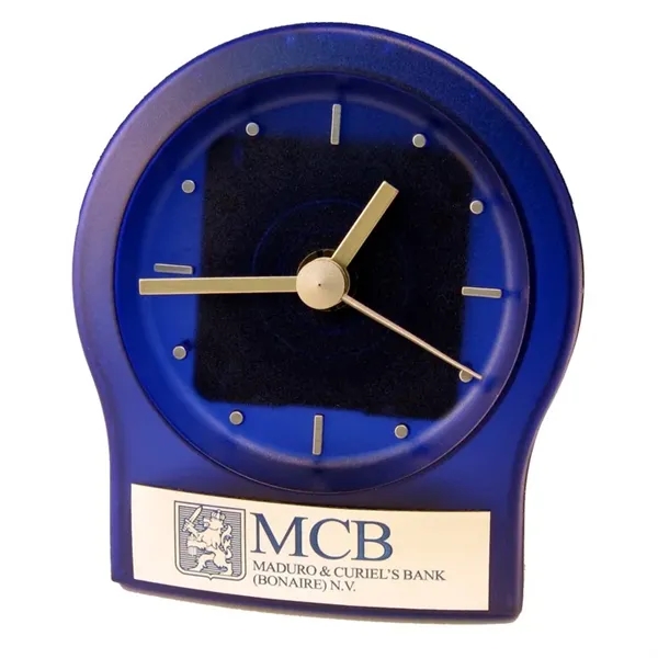 Quartz desk clock with modern design & precision movement.... from ASI 88156 Solid Dimensions Inc