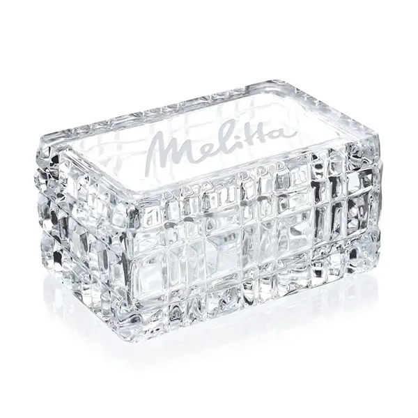 The Grafton Trinket Box is a stunning rectangular crystal box with... from ASI 84592 St Regis Group