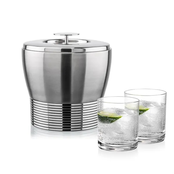 The Genoa Ice Bucket & On-the-Rocks Set is designed for effortless... from ASI 84592 St Regis Group