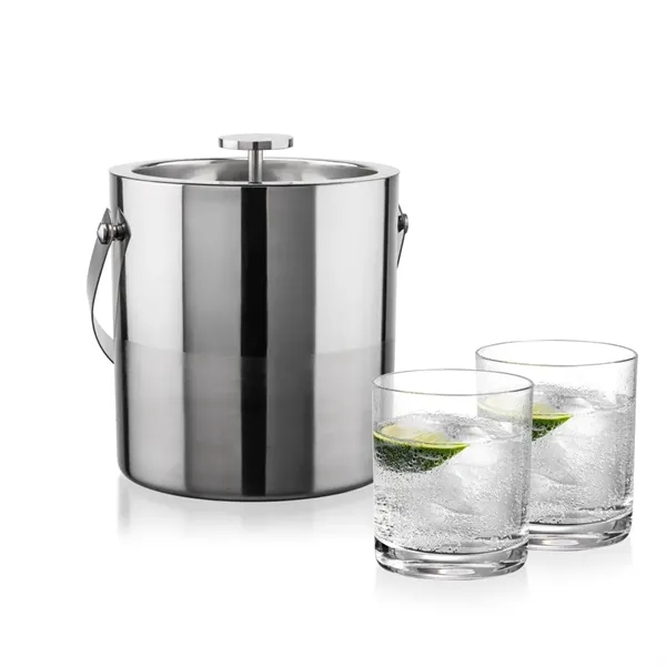 The Catania Ice Bucket with On-the-Rocks Set brings refined style and... from ASI 84592 St Regis Group