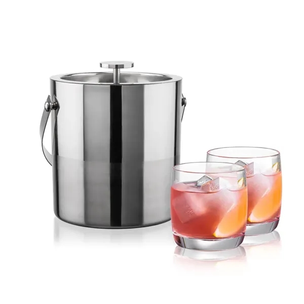 The Catania Ice Bucket with On-the-Rocks Set brings refined style and... from ASI 84592 St Regis Group