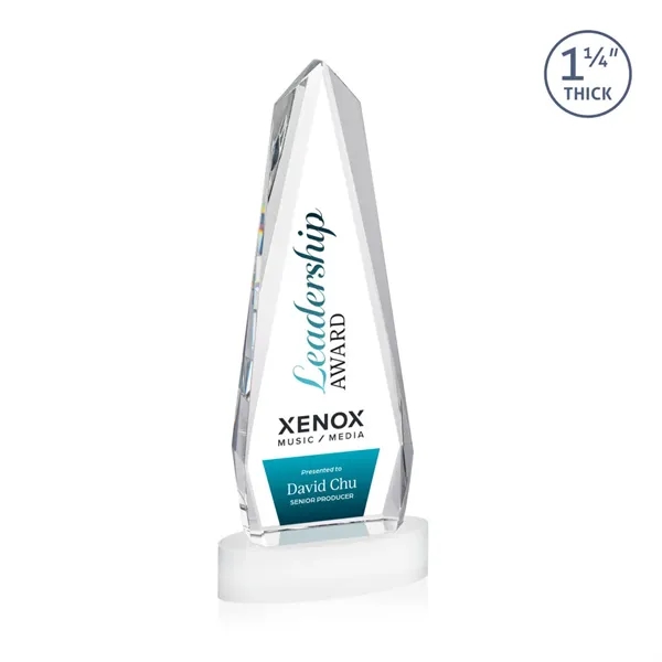 Cheswick VividPrint™ Award on Alberton Base - White... from ASI 84592 St Regis Group / St Regis