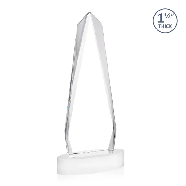 Cheswick VividPrint™ Award on Alberton Base - White... from ASI 84592 St Regis Group / St Regis