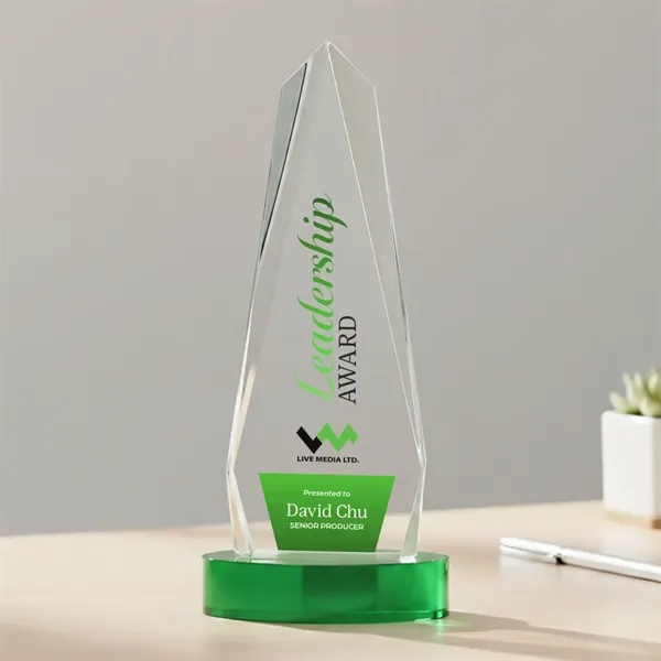 Cheswick VividPrint™ Award on Alberton Base - Green... from ASI 84592 St Regis Group / St Regis