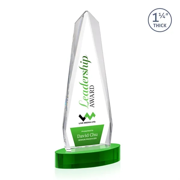 Cheswick VividPrint™ Award on Alberton Base - Green... from ASI 84592 St Regis Group / St Regis